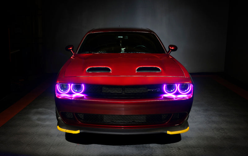Oracle 15-21 Dodge Challenger Dynamic Surface Mount Headlight Halo Kit - ColorSHIFT - Dynamic-Fog Lights-ORACLE Lighting