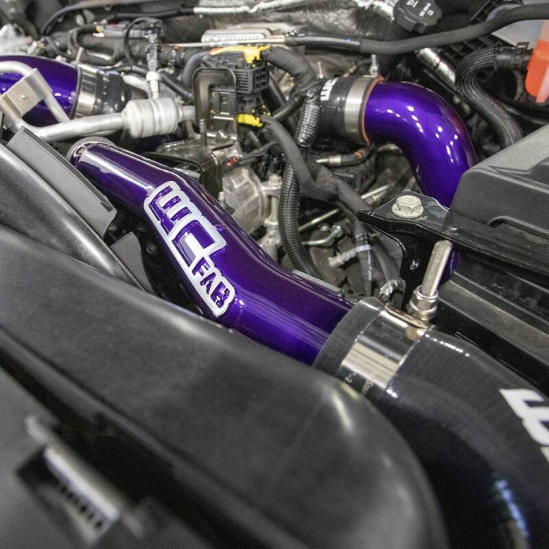 Wehrli 20-25 Chevy Duramax L5P Upper Coolant Pipe - Illusion Purple - product view 5