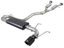 Load image into Gallery viewer, aFe aFe Large Bore HD 3in 304 SS Cat-Back Exhaust w/ Black Tips 14-19 Jeep Grand Cherokee (WK2) V6-3.6L
