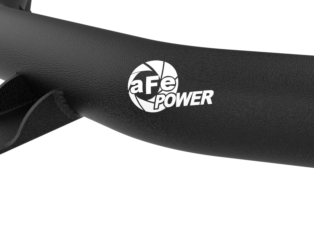 aFe aFe 21-22 Ford Bronco V6-2.7Ltt BladeRunner Alum Hot Charge Pipe - Black
