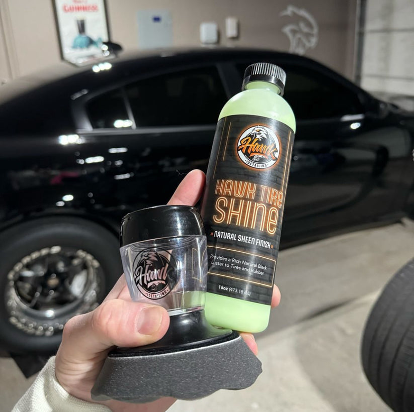 Hawk Tire Shine + Applicator Black Ops Auto Works