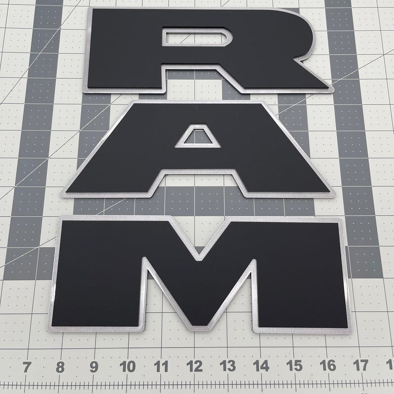 RAM Tailgate Letters-Exterior Trim-Exotic Innovations