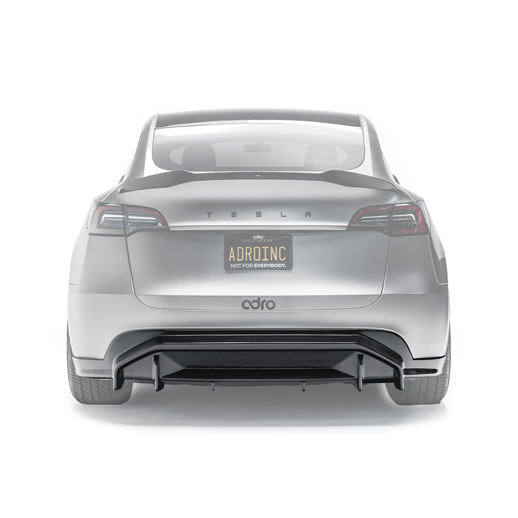 Adro Tesla Model Y V2 Carbon Fiber Rear Diffuser / A15A20-1302