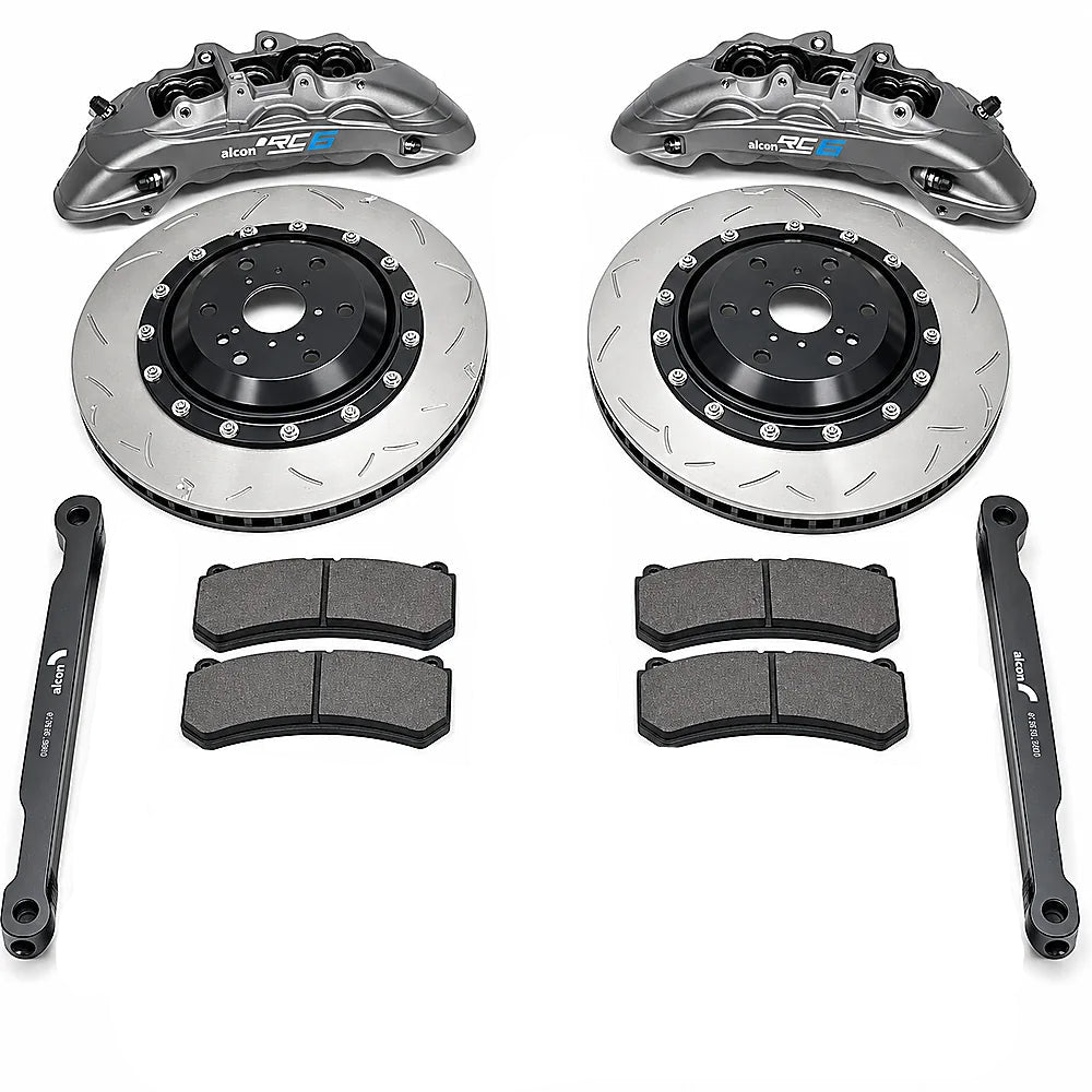 Alcon Nissan GT-R R35 412x36mm Grey 6-Piston RC6 Front Kit