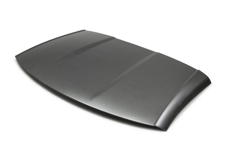Anderson Composites dry carbon fiber roof replacement for 2020–2024 Corvette C8 front angle