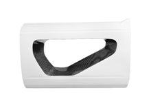 Load image into Gallery viewer, Angled view highlighting carbon fiber insert detail and fiberglass halo design