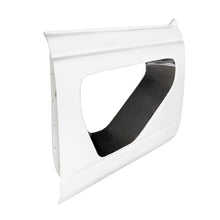 Load image into Gallery viewer, Close-up showing precision-fit carbon fiber twill insert and smooth gel coat finish  