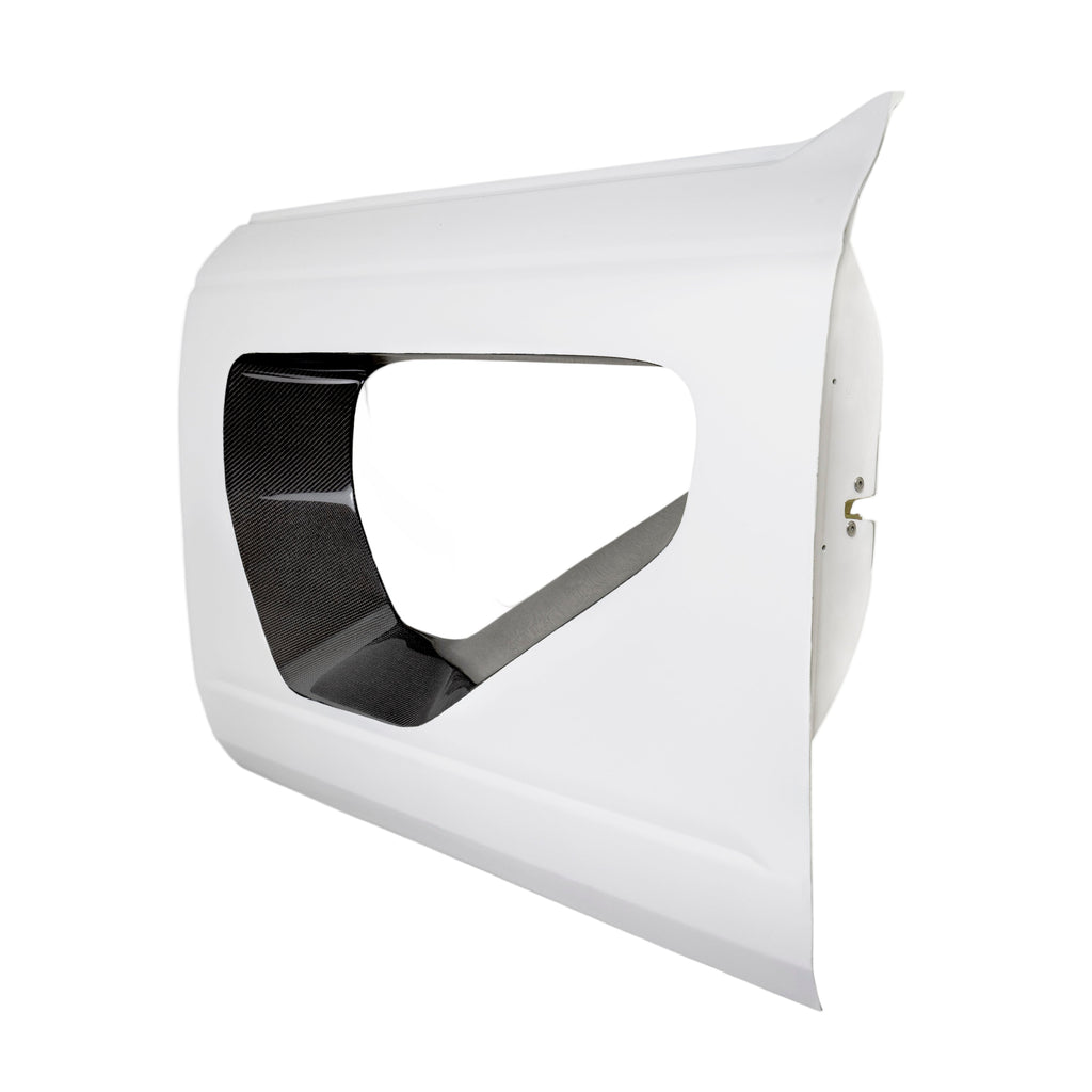 Side angle showing open-air Halo design for off-road visibility