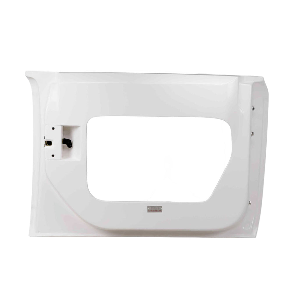 Close-up of handcrafted fiberglass structure and fitment edges