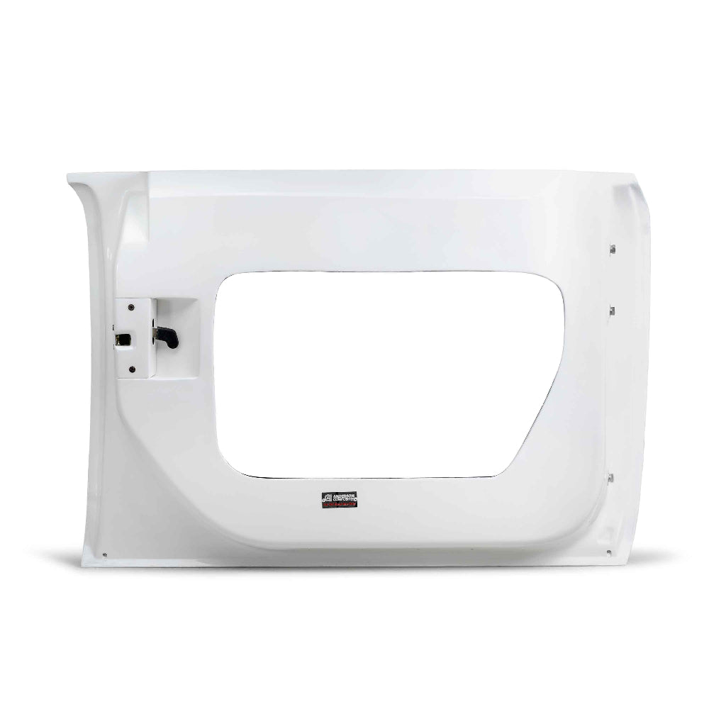 Detailed view of gel coat finish and precise OE-style fitment