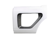 Load image into Gallery viewer, Front angled view of Anderson Composites Fiberglass Rear Doors with Carbon Fiber Inserts installed on Ford Bronco 4DR