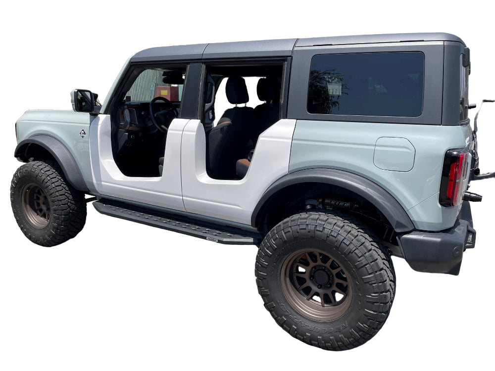 Installed view on Bronco showing off-road ready appearance