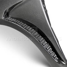 Load image into Gallery viewer, Anderson Composites 2016+ Focus Type-GR Vented Carbon Fiber Fenders .04in Wider (Pair) Anderson Composites