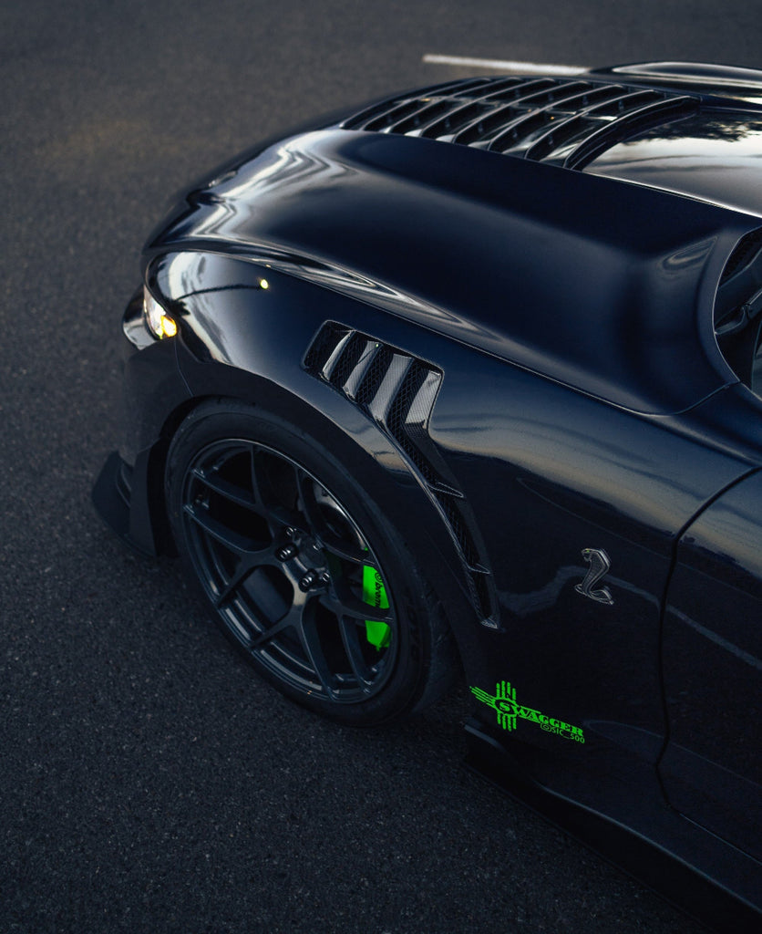 Pair of Anderson Composites Type-TPF Fenders displayed side-by-side prior to installation