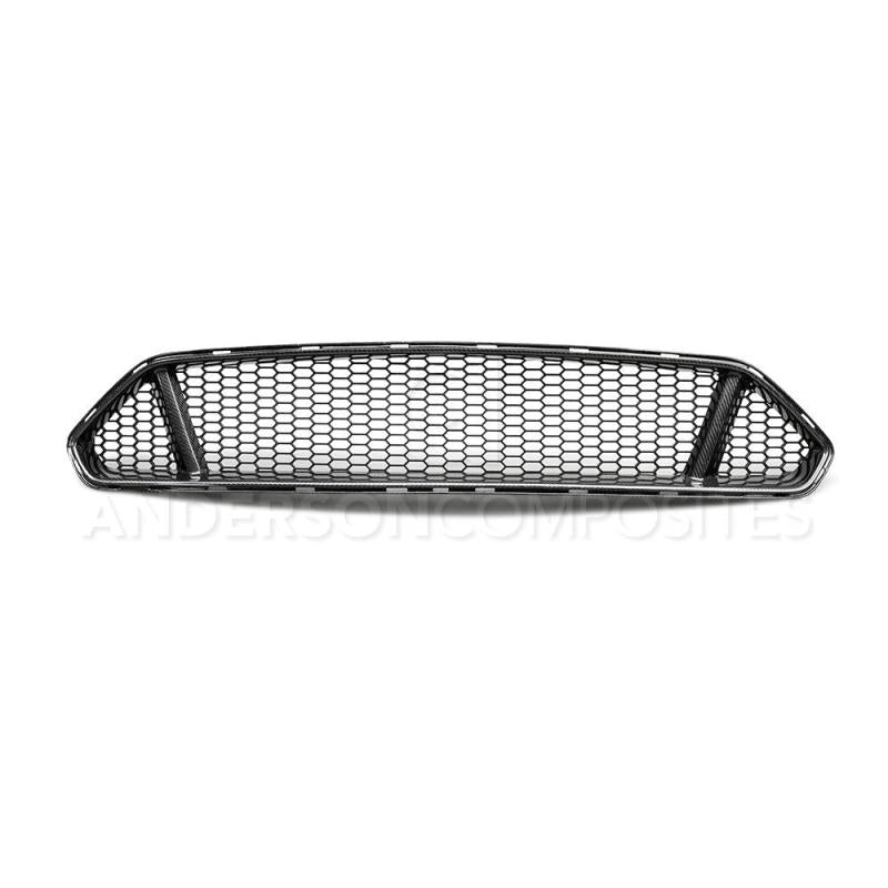 Anderson Composites 2018 Ford Mustang Type-GT Carbon Fiber Upper Grille Anderson Composites