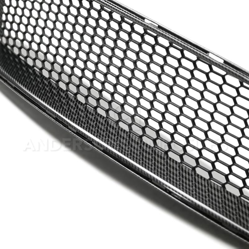 Anderson Composites 2018 Ford Mustang Type-GT Carbon Fiber Upper Grille Anderson Composites