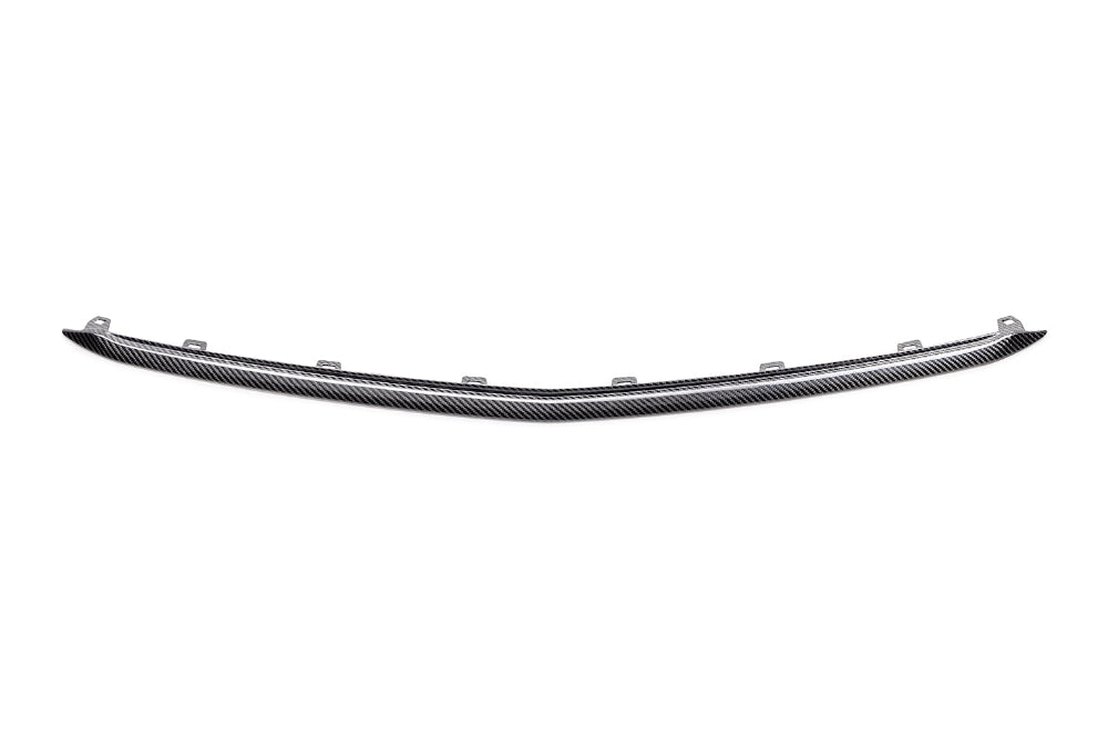 Detailed view of Anderson Composites carbon fiber weave and gloss finish on CT5 Blackwing grille trim