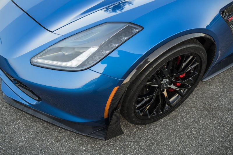 ANDAC-FL14CHC7-Z6XC-Anderson Composites 2014-2019 Chevrolet Corvette C7 Z06 Front Bumper Canards-Carbon Accessories-Anderson Composites