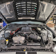 Load image into Gallery viewer, Rear View of Ford Mustang Shelby GT350 with Type-GT5 Carbon Fiber Hood