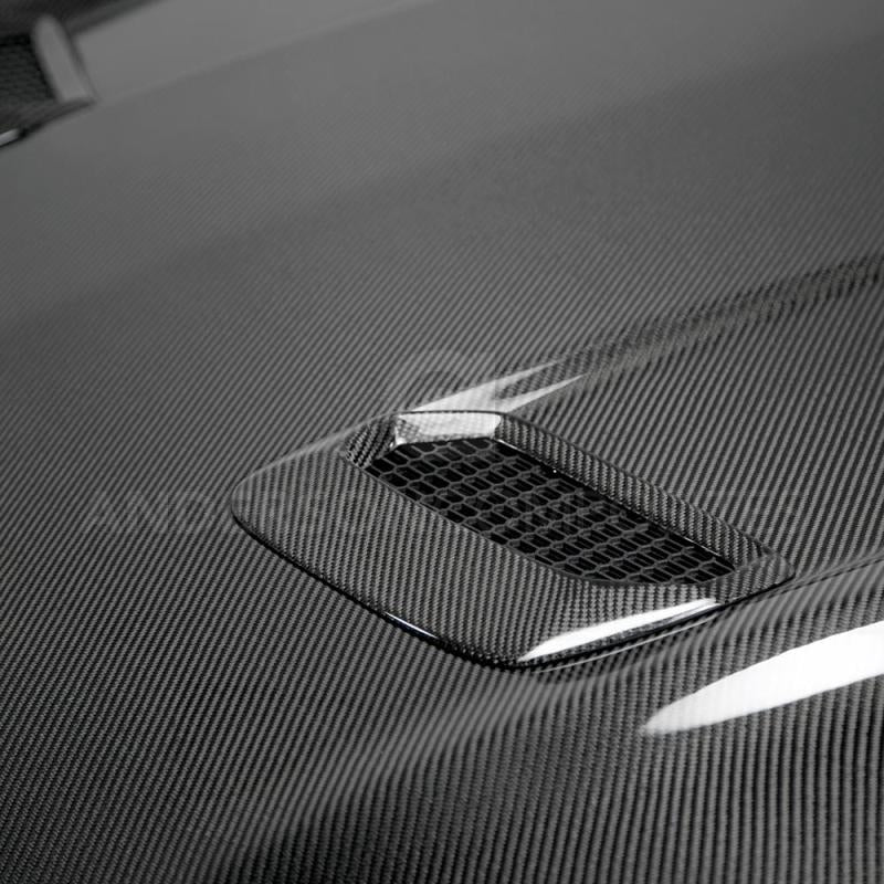 Anderson Composites 18-20 Ford Mustang Double Sided Type-OE Carbon Fiber Hood Anderson Composites