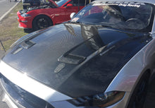 Load image into Gallery viewer, Anderson Composites 18-20 Ford Mustang Double Sided Type-OE Carbon Fiber Hood Anderson Composites