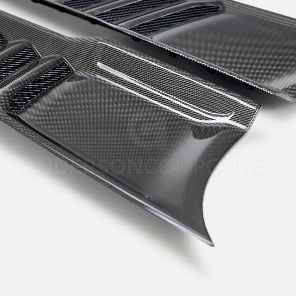 2021-2023 Dodge RAM TRX Carbon Fiber Hood Vents - Type OE SKU: AC-HV21DGTRX
