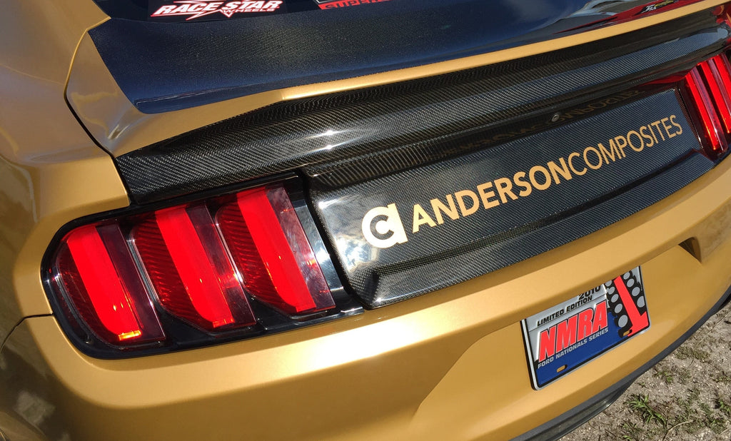 Anderson Composites 15-17 Ford Mustang Type-ST Double Sided Decklid Anderson Composites