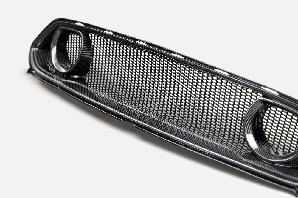 ANDAC-UG21FDMUM1 - Anderson Composites 2021–2023 Ford Mustang Mach 1 Carbon Fiber Upper Grille