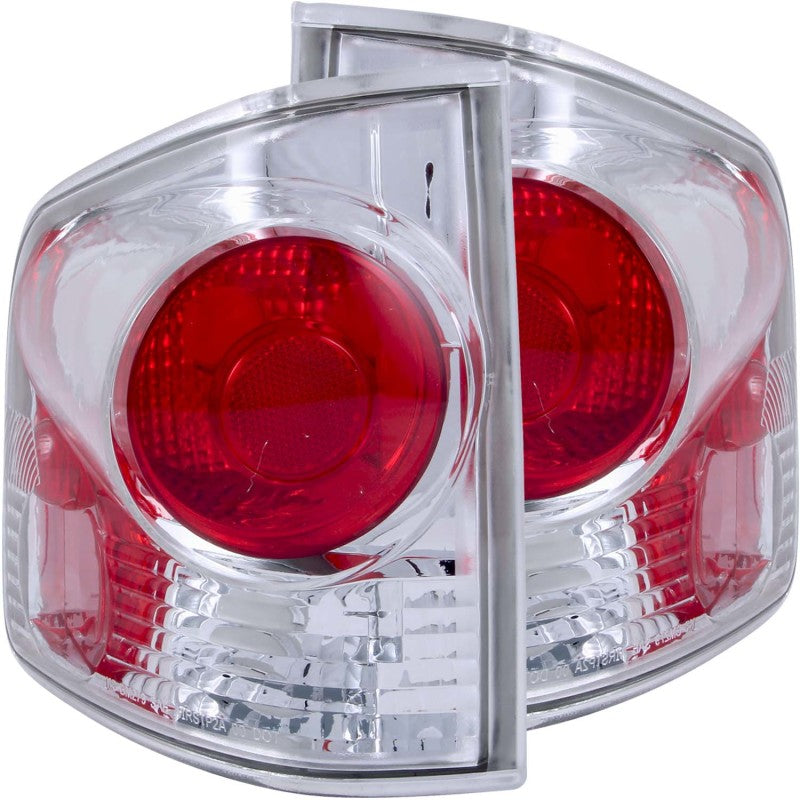 ANZ211032 ANZO Chrome 3D Tail Lights 1994-2004 Chevy S-10