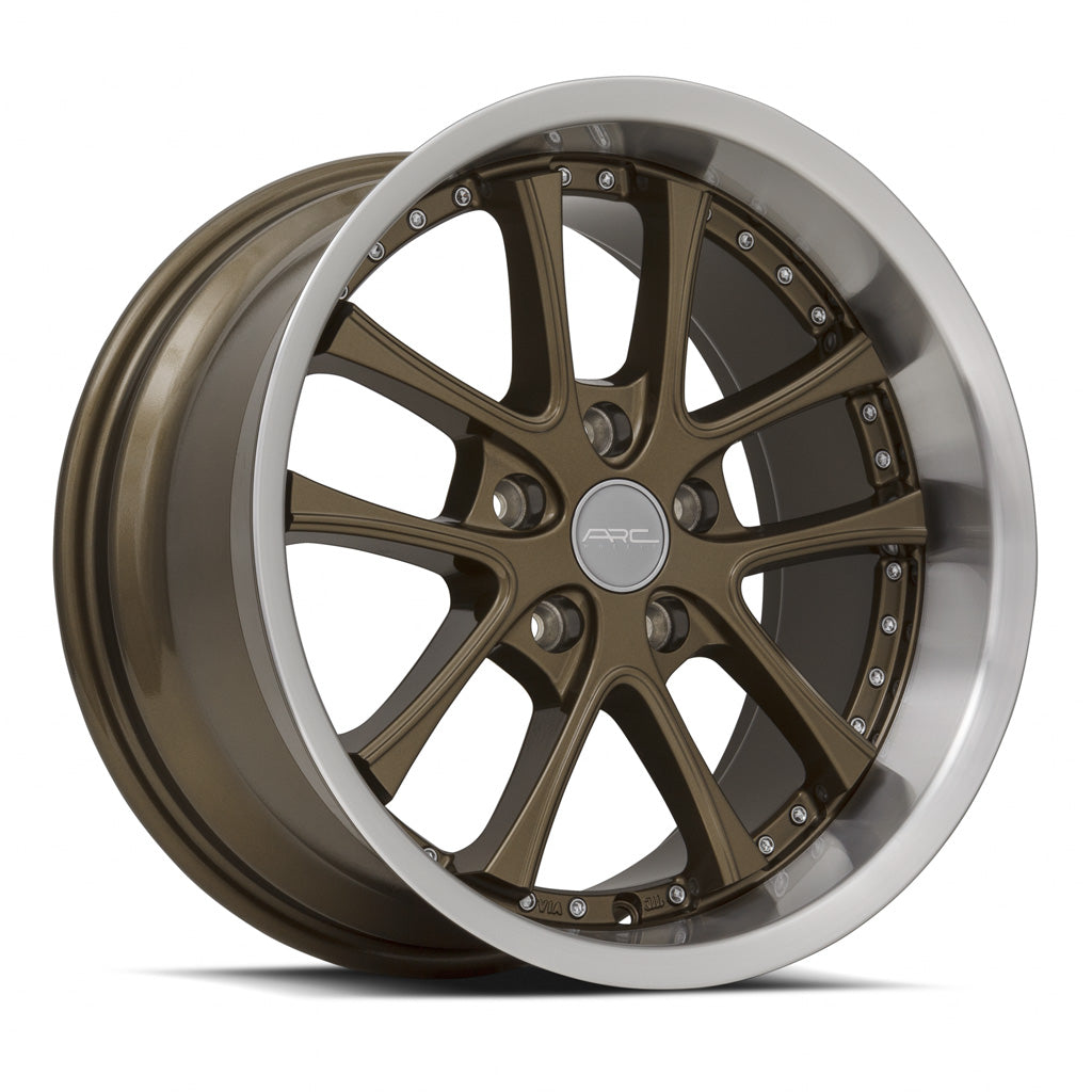 Vors Wheels Vors AR5 17x9 30 5x108mm 73.1mm Bronze Machined Lip