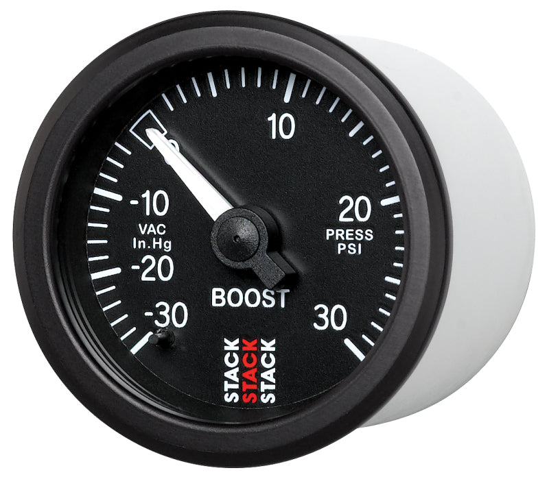 AutoMeter Mechanical Boost Gauge Side Profile