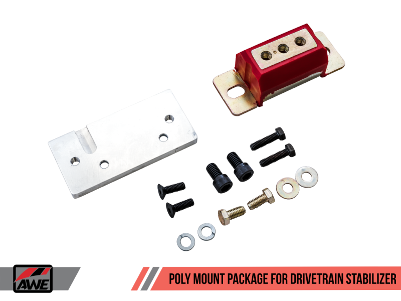 AWE Tuning Drivetrain Stabilizer (DTS) Mount Package - Polyurethane - Black Ops Auto Works