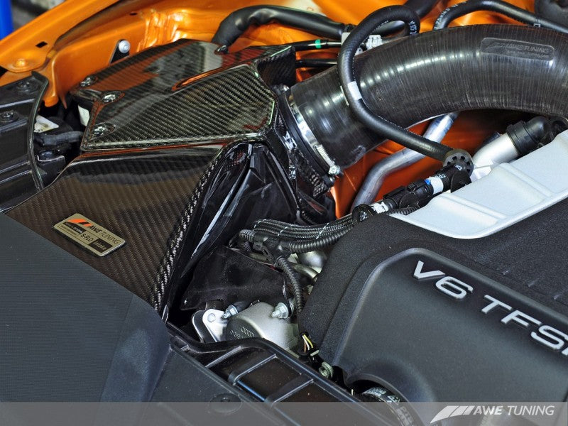AWE Tuning B8.5 3.0T S-FLO Carbon Intake - Black Ops Auto Works