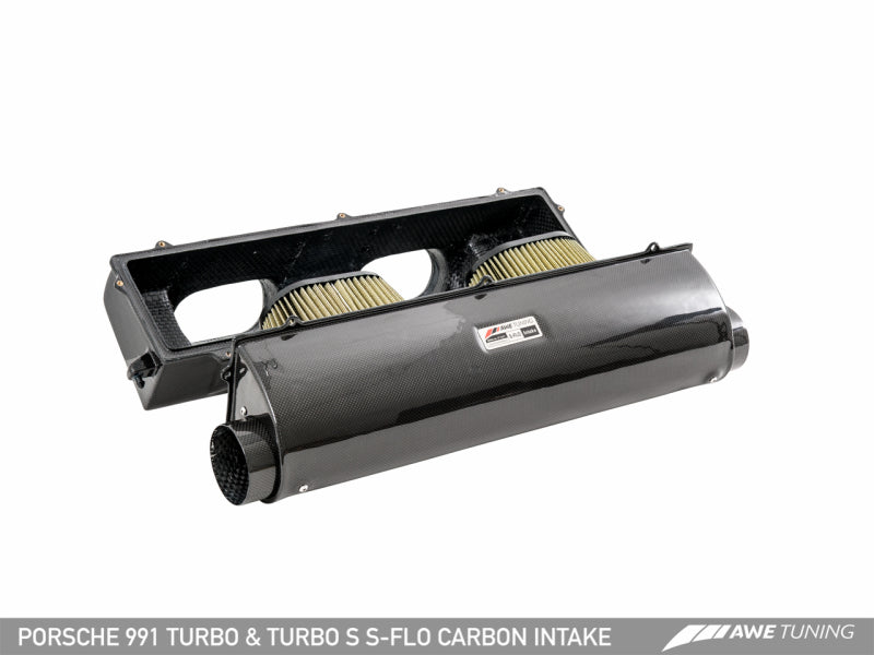 AWE Tuning Porsche 991 (991.2) Turbo and Turbo S S-FLO Carbon Intake - Black Ops Auto Works