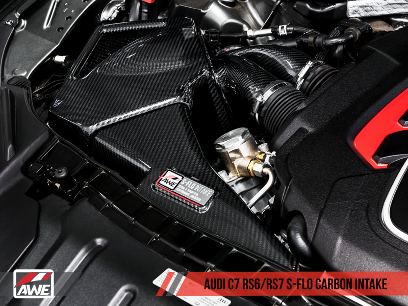 AWE Tuning Audi C7 RS6 / RS7 4.0T S-FLO Carbon Intake V2 - Black Ops Auto Works