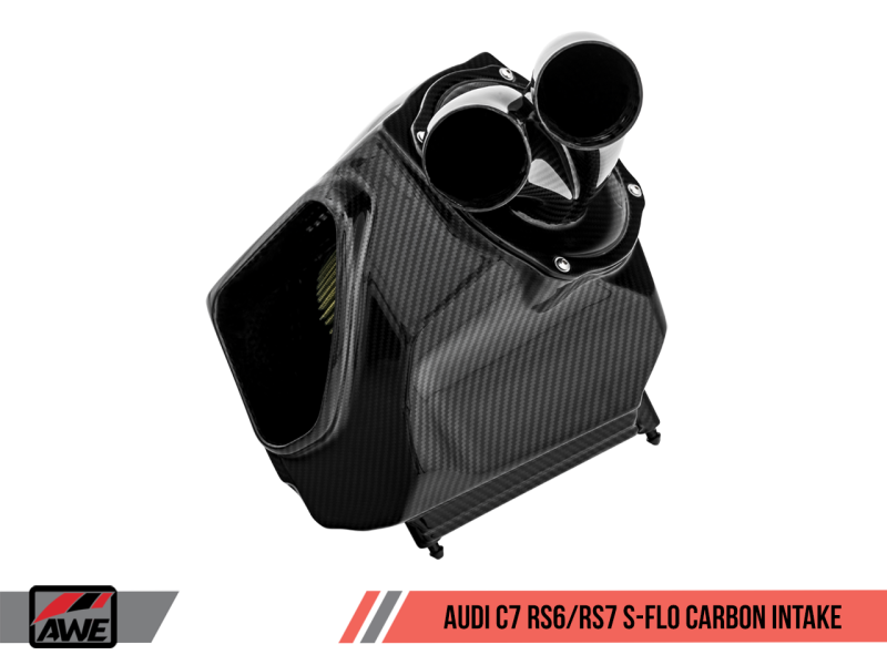 AWE Tuning Audi C7 RS6 / RS7 4.0T S-FLO Carbon Intake V2 - Black Ops Auto Works