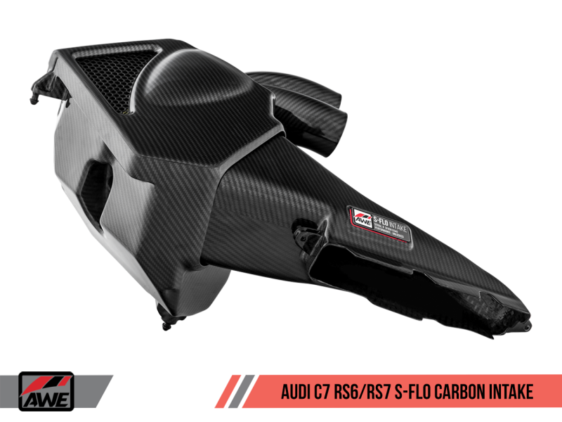AWE Tuning Audi C7 RS6 / RS7 4.0T S-FLO Carbon Intake V2 - Black Ops Auto Works