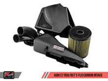 Load image into Gallery viewer, AWE Tuning Audi C7 RS6 / RS7 4.0T S-FLO Carbon Intake V2 - Black Ops Auto Works