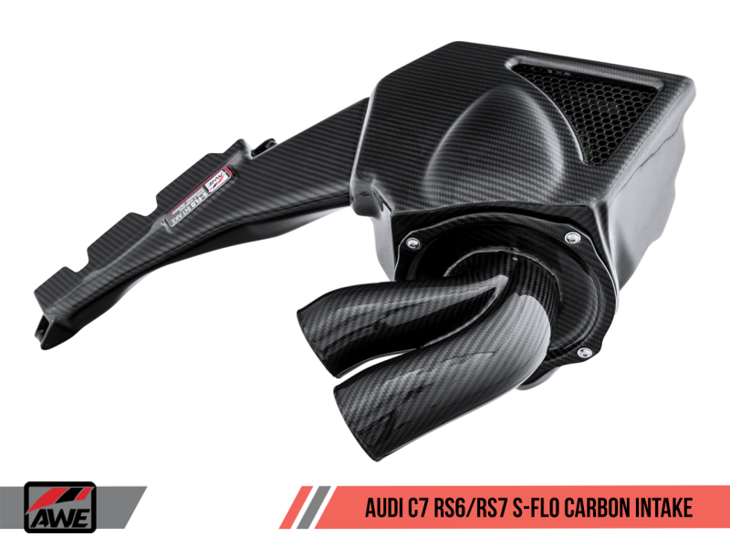 AWE Tuning Audi C7 RS6 / RS7 4.0T S-FLO Carbon Intake V2 - Black Ops Auto Works