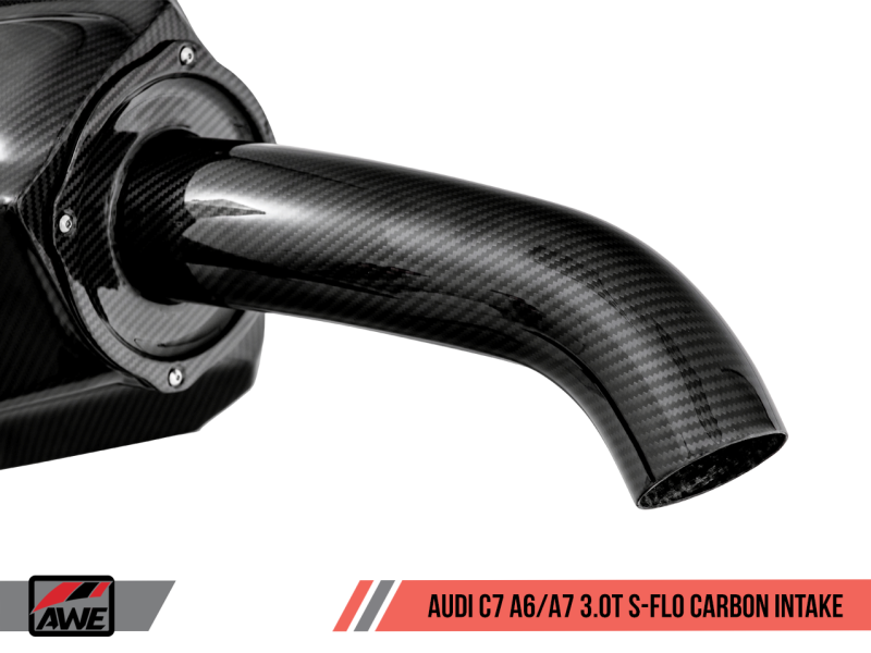 AWE Tuning Audi C7 A6 / A7 3.0T S-FLO Carbon Intake V2 - Black Ops Auto Works