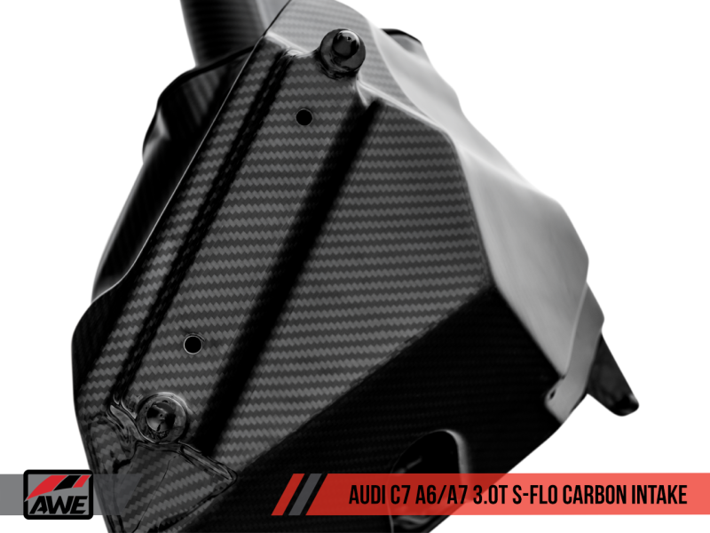 AWE Tuning Audi C7 A6 / A7 3.0T S-FLO Carbon Intake V2 - Black Ops Auto Works