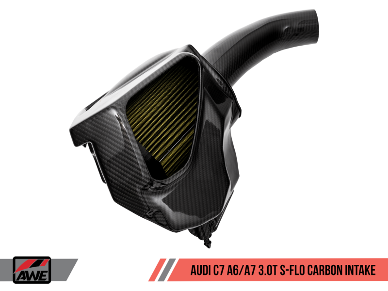 AWE Tuning Audi C7 A6 / A7 3.0T S-FLO Carbon Intake V2 - Black Ops Auto Works