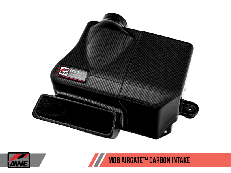 AWE Tuning Audi / Volkswagen MQB 1.8T/2.0T/Golf R Carbon Fiber AirGate Intake w/ Lid - Black Ops Auto Works