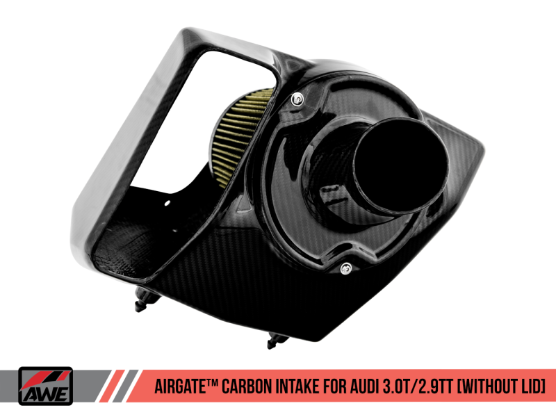 AWE Tuning Audi B9/B9.5 S4/S5/RS5 3.0T Carbon Fiber AirGate Intake w/ Lid - Black Ops Auto Works