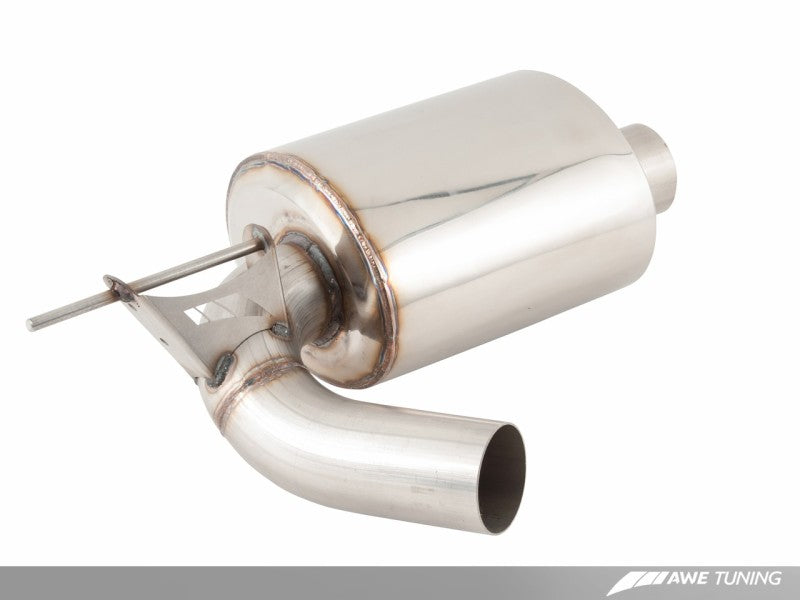 AWE Tuning BMW F3X 335i/435i Touring Edition Axle-Back Exhaust - Chrome Silver Tips (90mm) - Black Ops Auto Works