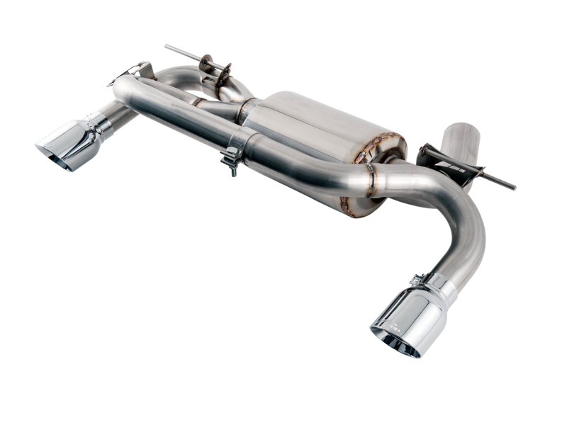 AWE Tuning BMW F3X 335i/435i Touring Edition Axle-Back Exhaust - Chrome Silver Tips (90mm) - Black Ops Auto Works