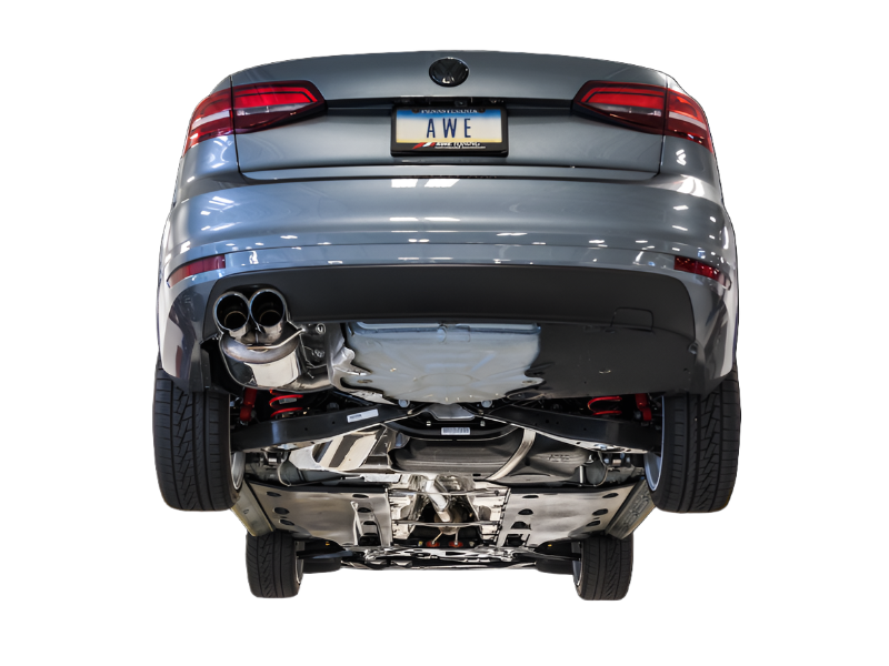 AWE Tuning 09-14 Volkswagen Jetta Mk6 1.4T Touring Edition Exhaust - Chrome Silver Tips - Black Ops Auto Works