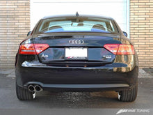 Load image into Gallery viewer, AWE Tuning Audi B8 A5 2.0T Touring Edition Single Outlet Exhaust - Diamond Black Tips - Black Ops Auto Works