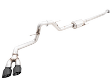 Load image into Gallery viewer, AWE 0FG 21+ Ford F150 Dual Side Exit Cat-Back Exhaust - 4.5in Diamond Black Tips - Black Ops Auto Works
