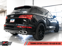 Load image into Gallery viewer, AWE Tuning Audi B9 SQ5 Resonated Touring Edition Cat-Back Exhaust - No Tips (Turn Downs) - Black Ops Auto Works